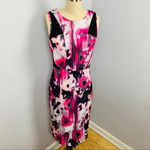 NWOT XOXO Bodycon Splash Design Dress